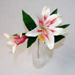 Generico-Shop-Generico-Fiori Artificiali-Lilium in Satin H 70 cm x 3 Fiori-8