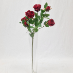 Generico-Shop-Fiori e Piante-Fiori Artificiali-Rosa Inglese con 4 Rami H 70 cm-1