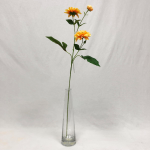 -Shop-Fiori e Piante-Fiori Artificiali-Dahlia spray con 3 rami fioriti colore giallo-1