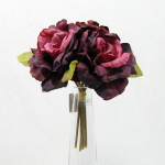 Generico-Shop-Fiori e Piante-Fiori Artificiali-Bouquet di Rose Aperte H 25 D 22-3